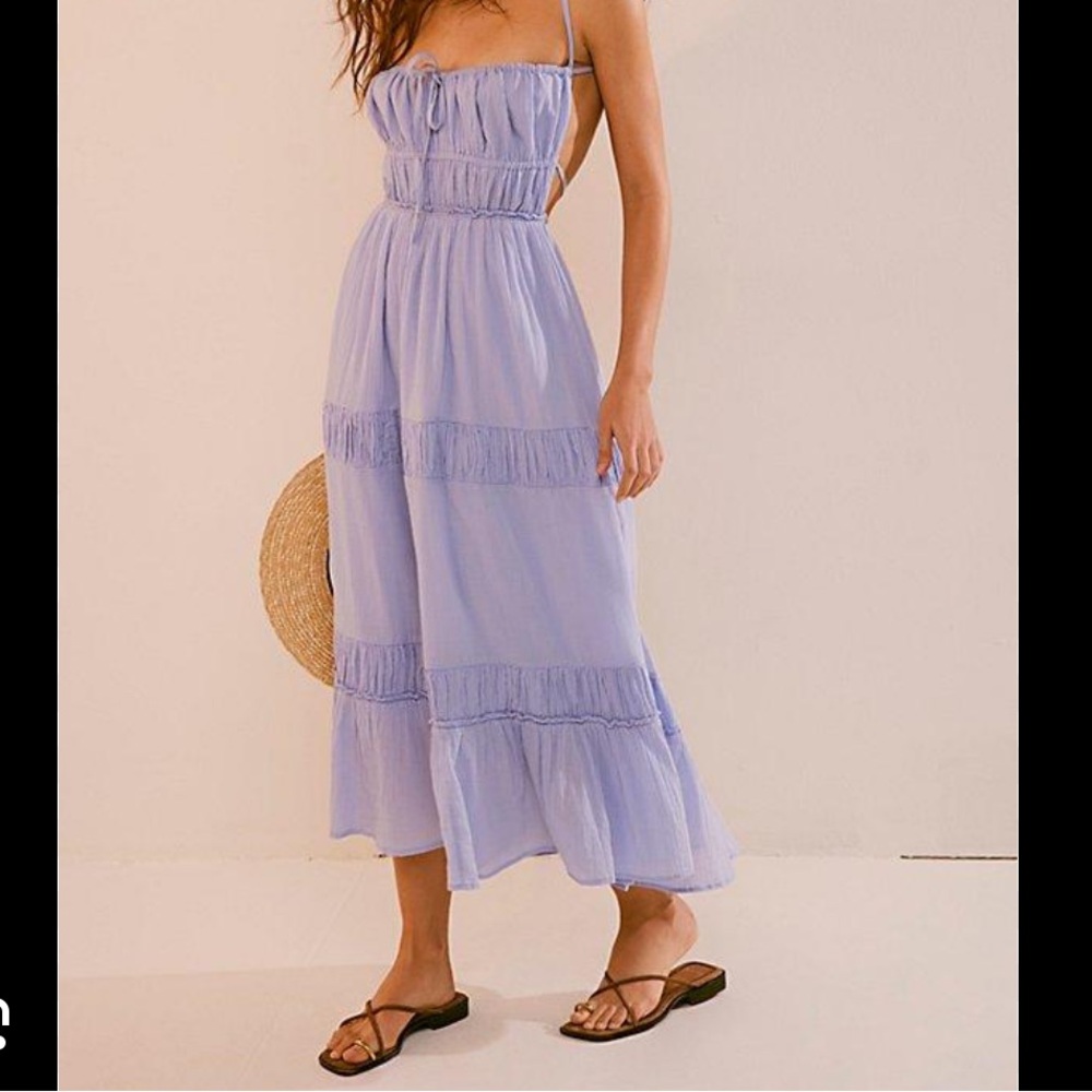 Free People Taking Sides Maxi - Blue Heron - Small